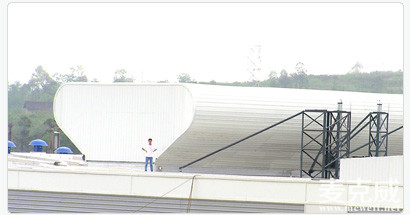 MCW4型：壓桿式通風排煙天窗（啟閉式）